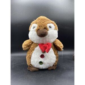 Giggles the Gingerbread Penguin Send A Friend Plush 10” Stuffed Animal